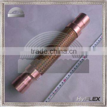 BRAIDED FLEXIBLE BRONZE CONNECTOR FEMALE COPPER SWEAT COUPLING ENDS