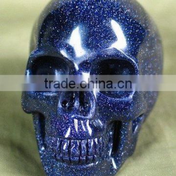 Natural Lapis Lazuli Skull
