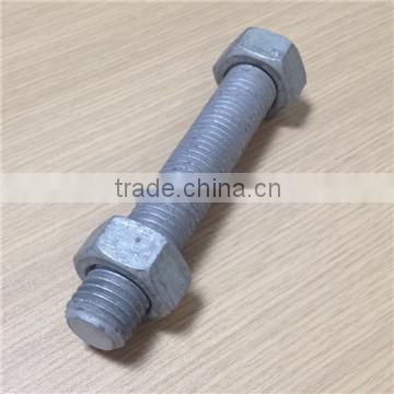stud bolts with hex nut hot dip galvanised
