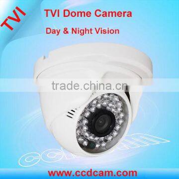 high quality plastic dome Infrared 1.0MP hd tvi camera for digital video surveillance system