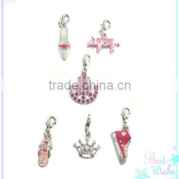 Metal Alloy Oil Charms With Lobster Clasp Charms Jewelry Customized
