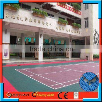 custom made easy maintenance badminton flooring standard size