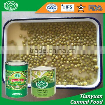 Grade A canned green peas with good price