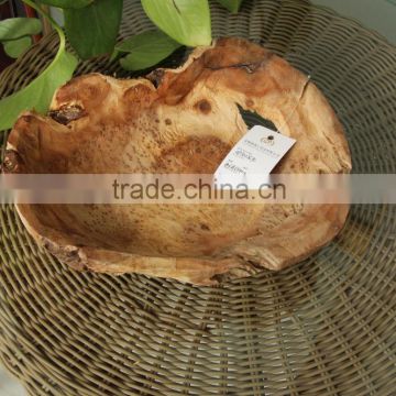 Hot Saling Wooden Root Carving Durable Plate