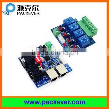 DC 12V 10A 4 channels DMX512 relay, 4CH DMX relay switch