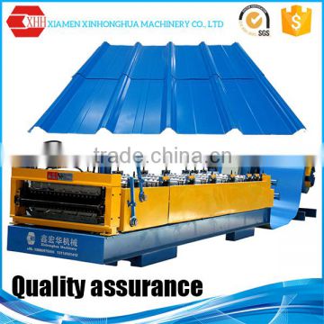 Double deck forming machine aluminium roll former trapezoid panel machine