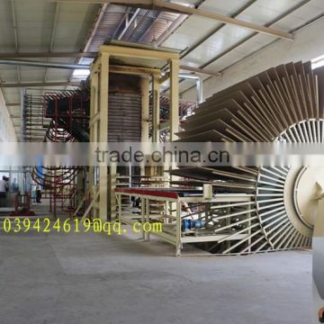 low waste and good quality particle board line/less material particle board line
