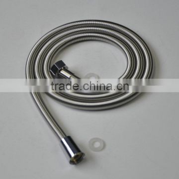 Best quality stainless steel Spring shower pipe, Chrome,strong flexible hose