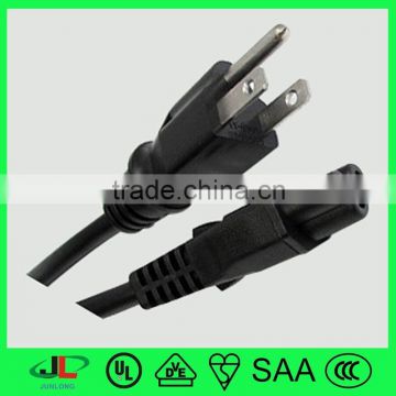 PVC 125v 3 pin plug and hot wire standard power wire color code