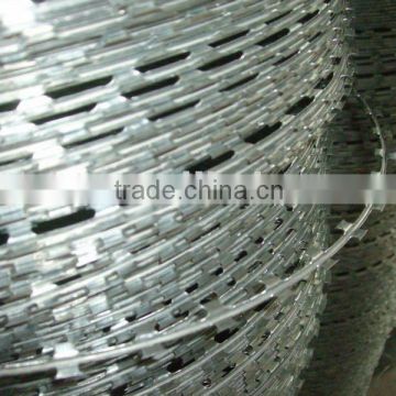 2012 hot selling all kinds of razor barbed iron wire in China