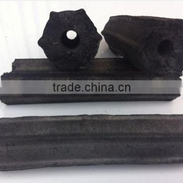 briquette charcoal by bamboo sawdust with long time burning