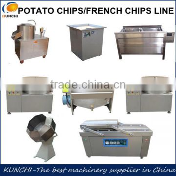 the most popular semi-automatic /full automatic french fried potatoes production line