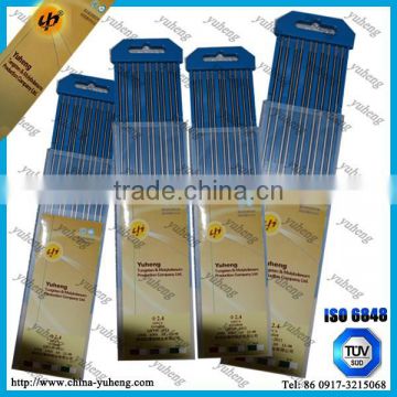 Wc20 ceriated tungsten electrodes for short welding orbital tube, pipe, thin sheet
