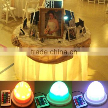 Wireless Rechargeable Under Table Battery Light For Wedding Event