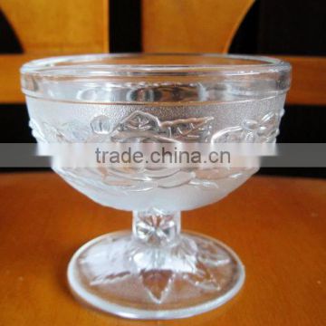 Exquisite glass ice-cream cup/ glass cup for beverag
