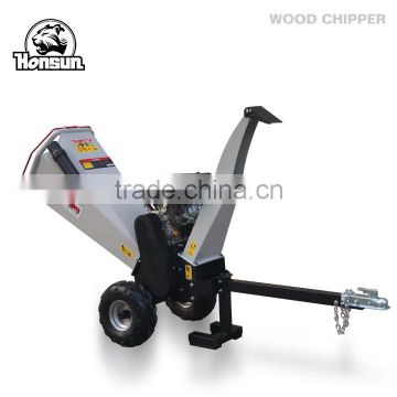 High efficiency Briggs&Stratton gasoline engine CE approved forest commercial petrol power wood shredder machine