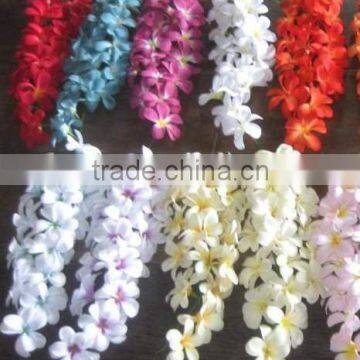 Hawaiian Fabric Flower Plumeria FRANGIPANI (bouquet)