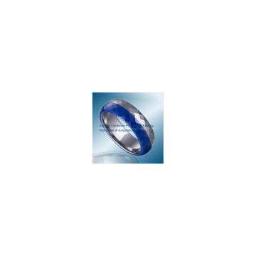 Fashion Blue Tungsten Ring Hot Sales
