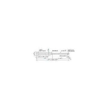 Rectangular DIN Mold Ejector Pins 65 Mn , SUJ2 , HSS for Plastic mold components