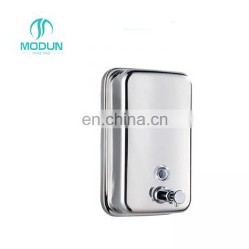 304 stainless steel wall mount hand wash liquid soap dispenser