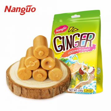 200g ginger coconut candy with bag packing