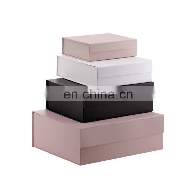 Customized size and color design wholesale magnet lid gift boxes for retail packing