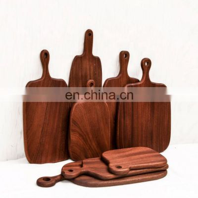 european style new fashion wooden boards for serving food cheese pizza acacia board