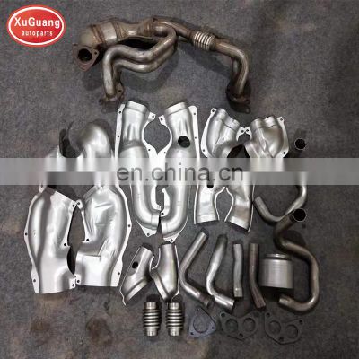 XG-AUTOPARTS fit Subaru Forester 2.5 exhaust manifold catalytic converter - exhaust bend pipes flanges cones
