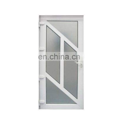 White PVC coated MDF wooden door bedroom and bathroom wood door