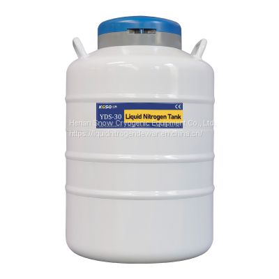 KGSQ liquid nitrogen cell storage tank  30L cryo storage container