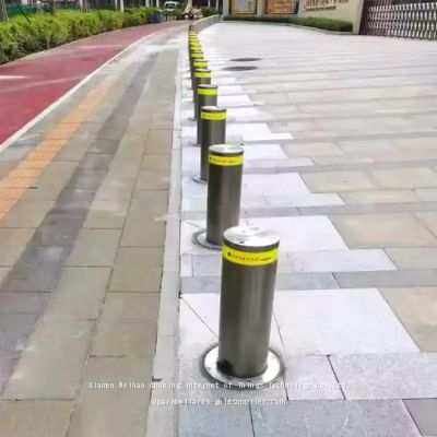 UPARK Anti-theft Manual Secured Bollard Cottages Car Parking Stainless Steel Removable Barrier Bollard