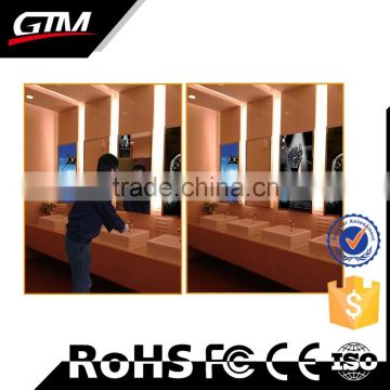 23.6" Wall Mount Mirror Screen Magic Mirror Reomote Managements Software Network Wifi Android Lcd Advertising Mirror Kiosk