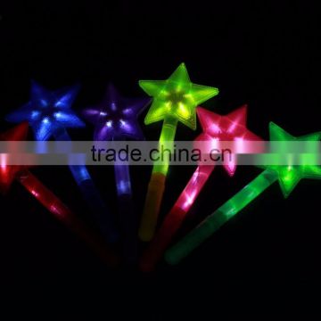 Wholesale Hot Star Shaped Plastic LED Glow Stick, LED Light Stick