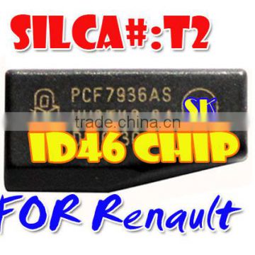 Good quality ID 46 (T2)Locked Transponder Chip For Renault