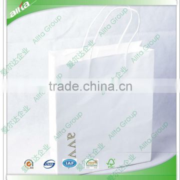 Wholesale custom paper shopping bag for clothing