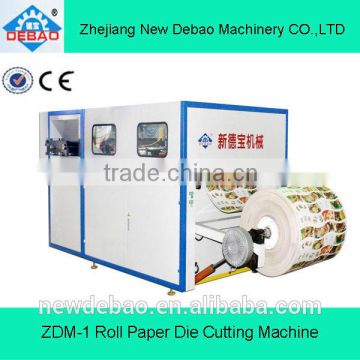 Die cutting machine fit for roll paper