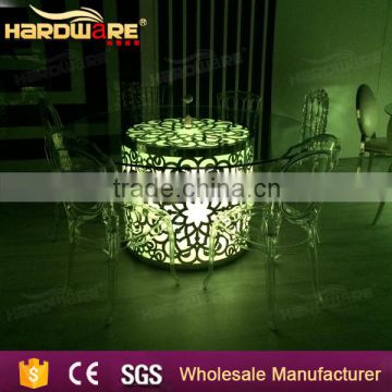 new model of different pattern led light up bar table
