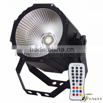infrared ray 80W COB rgbw 4 in 1 led flat par can stage light