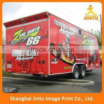 Durable Matte Black 3M Vinyl Sticker For Trailer Decoration