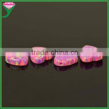 10mm OP22 red heart shaped opal beads with hole