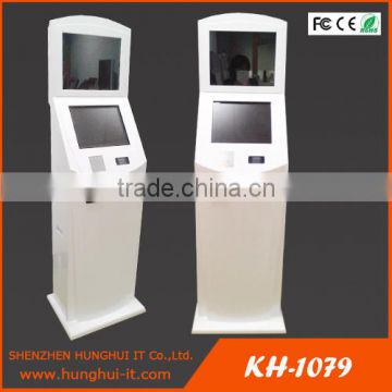 2016 Hot Sale Dual Screen Kiosk Stands For Laptop