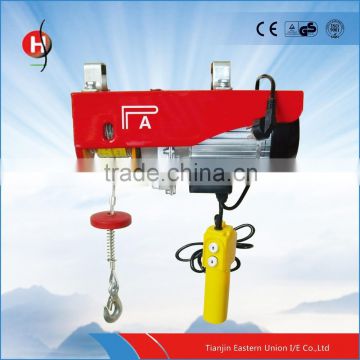 220v mini type wire rope electric hoist
