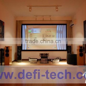 3d silver projection screen fabric