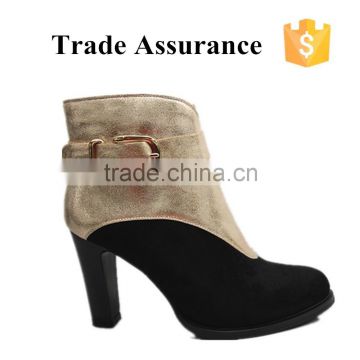 women boots leather/PU western boots cowgirl luxury winter boots for women