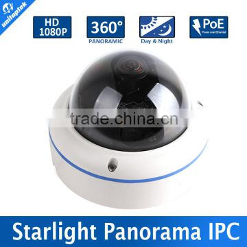 IP Camera HI3516c IMX291 2.0MP Day/Night Color Image Camera With POE With isheye 5MP 1.7MM Lens