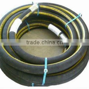 concrete pump spare parts 2'' reinforced fabric rubber hose-80bar