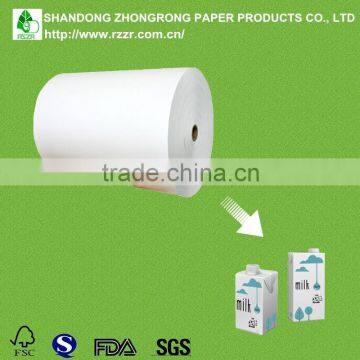 290gsm PE coated paperboard for milk box