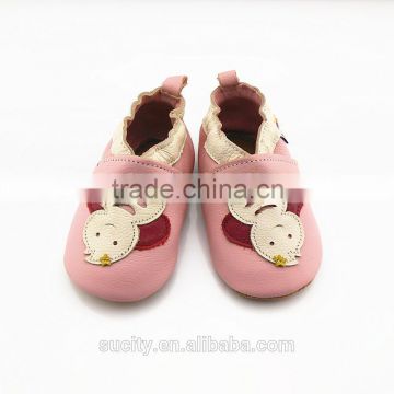 sweet soft sole leather baby shoes bees design baby leather moccasins
