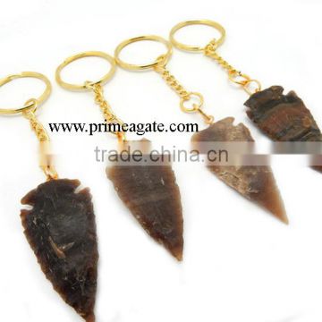 Buy Wholesale Factory Price Arrowheads Keyrings From Prime Agate Exports, INDIA