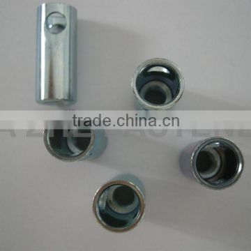 steel furniture connector nut with hole
